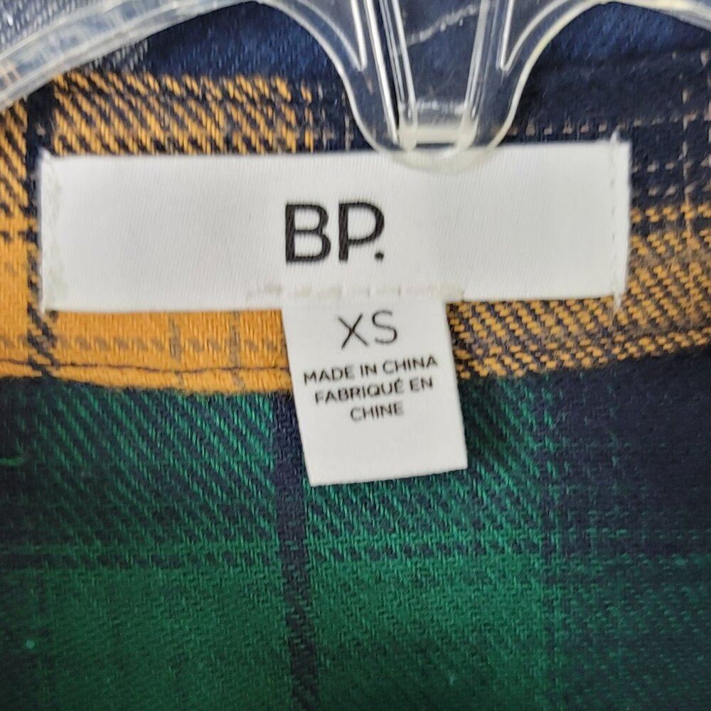BP Button Front Long Sleeve Plaid Shirt - Picture 7 of 11